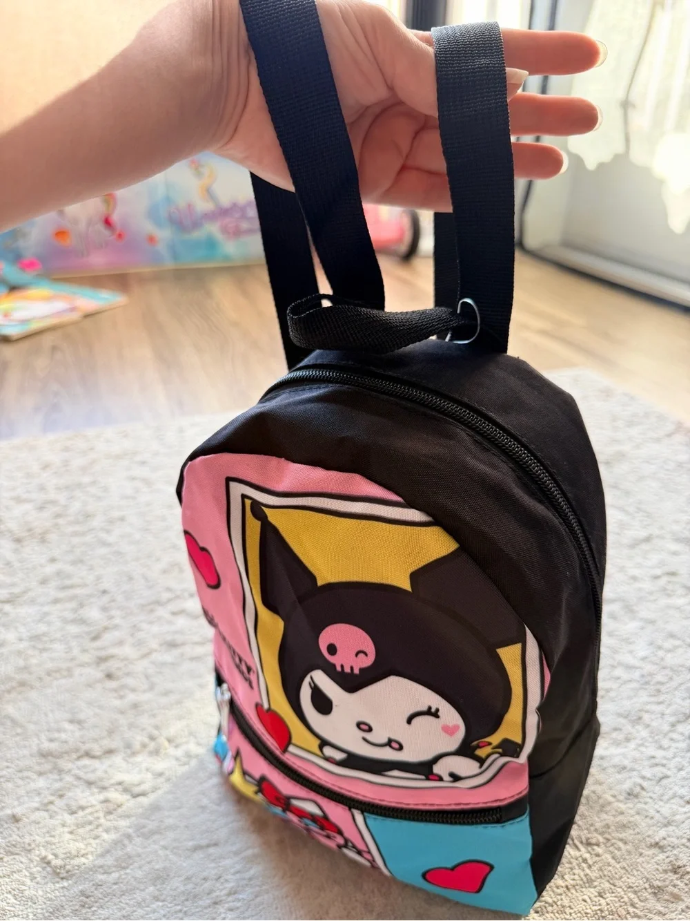 NWT Sanrio Hello Kitty & Friends Kuromi Mini Backpack